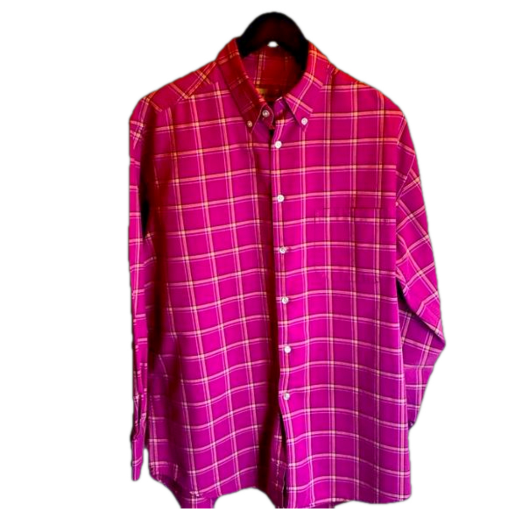 tricots st. Raphael man’s size L button down long sleeve shirt